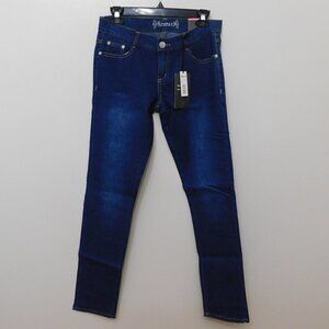 𝅺reward Gold Sequined Pocket Denim Jeans - Size 27